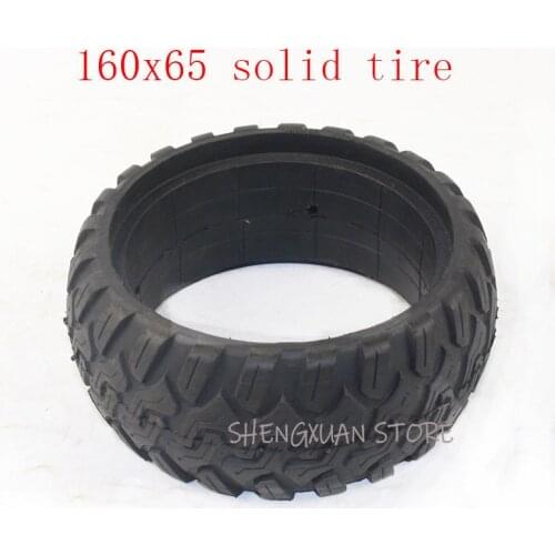 Electric Skateboard Tire 160x65 Solid Non-pneumatic Tire 160mm Tyre Explosion-proof Tire 160*65 Tubeless Tyre