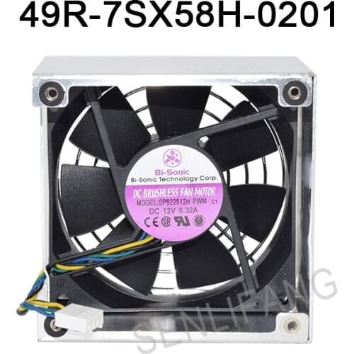 Well Tested Cooling Fan 49R-7SX58H-0201 4 Pins 12V 0.32A For Bi-Sonic SP922512H 9225 PWM Fan not new