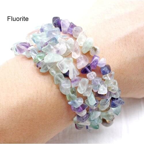 Quality 5-8mm High Natural Fluorite Freeform Chip Gravel DIY Gems Loose Beads Jewelry Making
