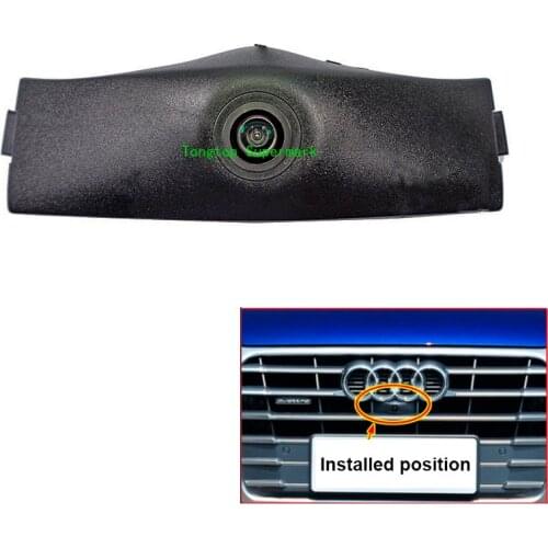 Night Vision CCD Car Front View Positive Image Camera for Audi Q5L 2018 2019 2020 & 2Way Switch Box Parking Assistance