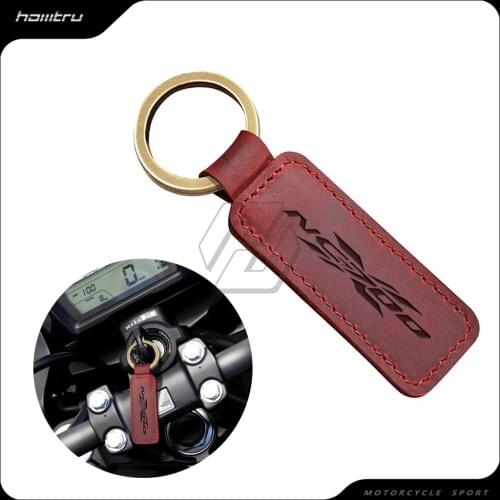 Motorcycle Keychain Motocross Cowhide Key Ring Fits for Honda NC700X NC 700X ABS