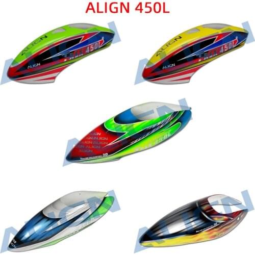 ALIGN trex 450L Fiber Glass Canopy Dominator Painted Canopy for GARTT JCZK 450L ALZRC 465 DFC RC Helicopter Kit