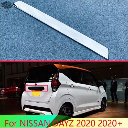 For NISSAN DAYZ 2020+ Car Accessories ABS Chrome Rear Boot Door Trunk Lid Cover Trim Tailgate Garnish