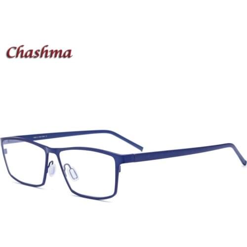 Chashma Eyewear Prescription Glasses Men Pure Titanium occhiali da vista uomo oculos transparente Lenses