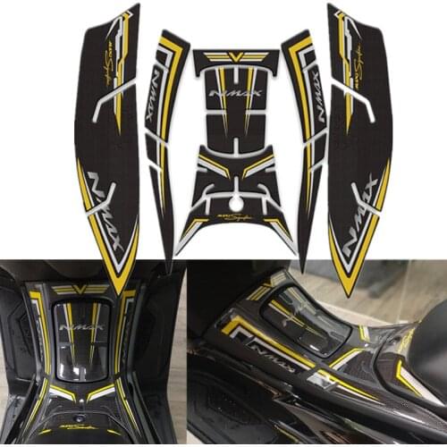 NMAX 155 Fuel oil Tank Sticker Protector Pad Motorcycle Side Decorative Pedal Stickers Decal Set For YAMAHA N-MAX 155 nmax 2020