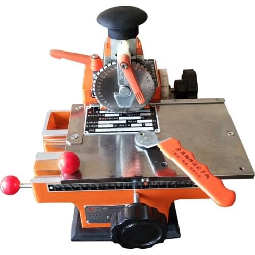 Small Semi-Automatic Metal Nameplate Engraving Machine, Marking Machine, Lettering Machine, Engraving Machine, Marking Machine