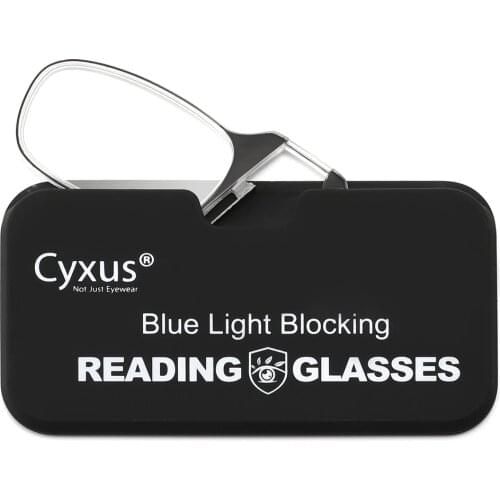 Cyxus Clip On Reading Glasses Anti Blue Light Lens for Women Men Eyeglasses +1.0 +1.5 +2.0 +3.0 Diopter 2606