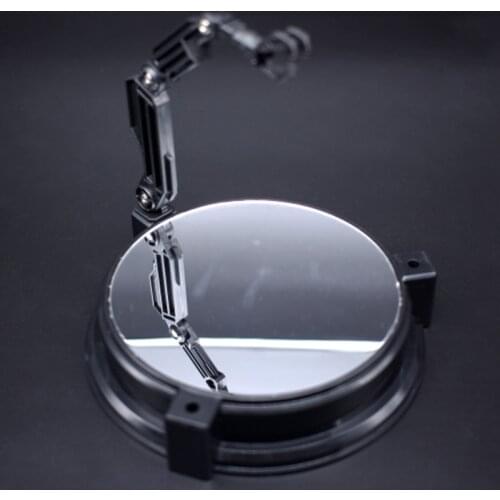 1/6 Stand for Action Figure Universal Bent able Pose able Stand Fit 1/6 1/9 1/12 Action Figure Stand Base w mirror Accessories