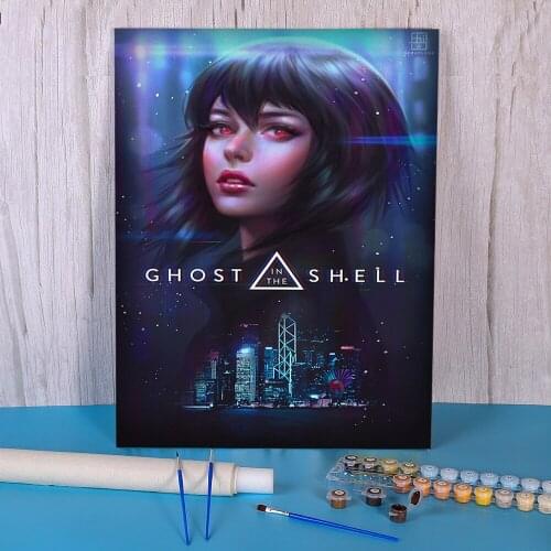 Cartoon Girl Woman Paint By Numbers Set Acrylic Paints 40*50 Canvas Pictures Home Decoration Kids Handicraft Drawing