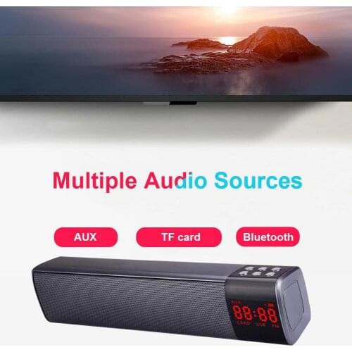 S2028 Wireless Stereo Subwoofer Bluetooth Speaker FM Radio TF USB Sound Speaker Outdoor Car Home Bar Speaker колонка Bluetooth