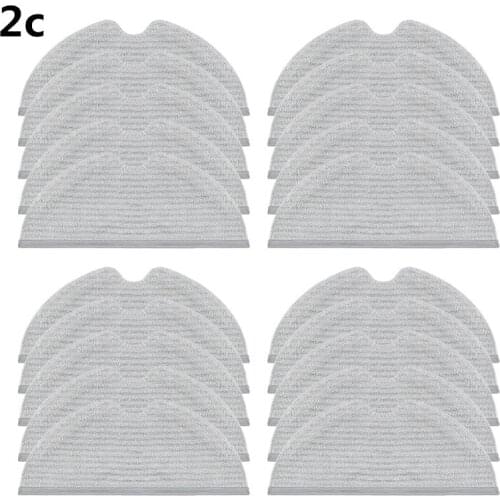 20pcs Washable Sweeping robot Accessories mop cloth rag For xiaomi mijia Mi Robot Vacuum mop 2c Robot Vacuum Cleaner Parts Kits