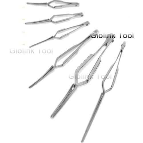 Arterial venous clamping stainless steel micro-device clip-down device temporary blocking clip hemostasis artery hemostat tool