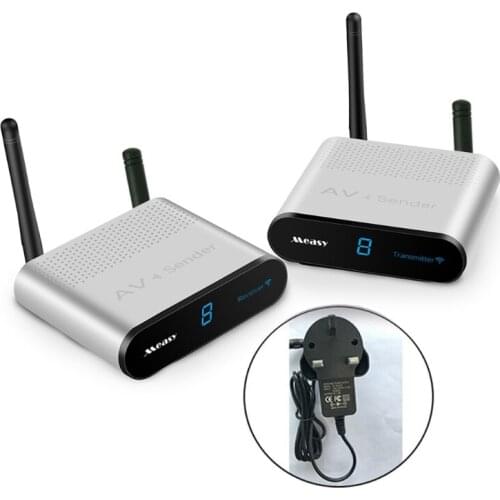 B85B AV230 Transmitter Receiver AV Wireless Transmitter RCA Composite Video Cordless Sender Receiver IR Remote Signal