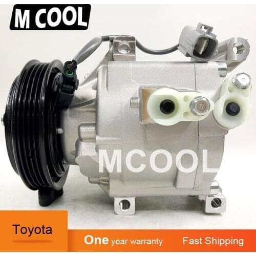 For free shipping Air Conditioning Auto AC Compressor for Car Toyota yaris corolla 1.3 SCSA06C 4pk brand new ac compressor
