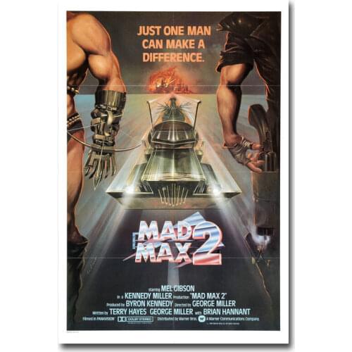 Mad Max Classic Movie Silk Cloth Poster Art Bedroom Decoration