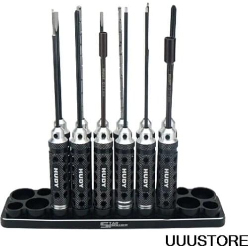 STP 20 Holes Hex Shank Screwdriver Bit Tool Holder Storage Case 14/18/22mm