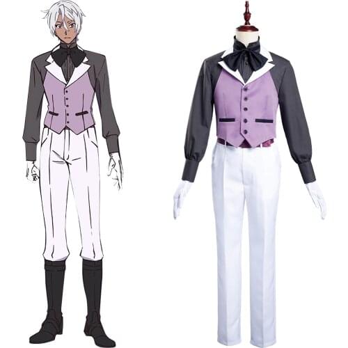 The Case Study of Vanitas Noe Archiviste Cosplay Costume Halloween Carnival Shirt Pants Suit
