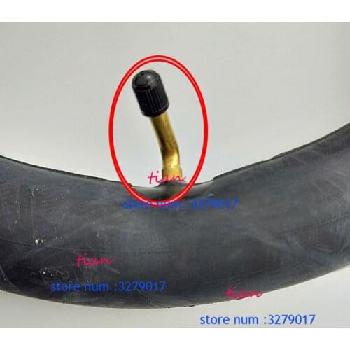 Cycle Inner Tube size 16x2.125 with a Bent Angle Valve Stem
