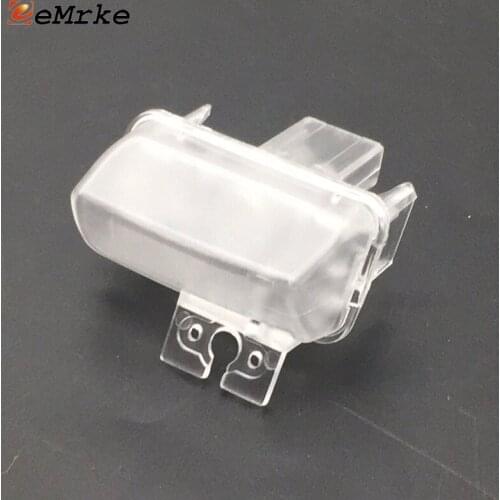 EEMRKE Car Rear View Camera Bracket License Plate Lights Housing Mount Use Original Light Bulbs for Toyota Camry 2012-2017