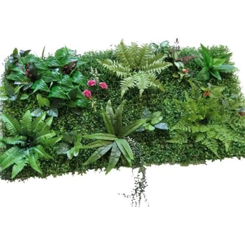 Artificial Plant Lawn DIY Background Wall Simulation Grass Leaf Wedding Home Decoration Green Wholesale Carpet Turf Office Decor