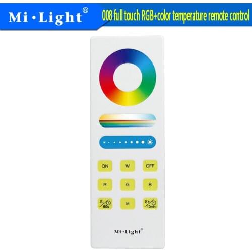 Miboxer FUT088 RGB + CCT full touch remote control 2.4GHz smart LED remote control light off timing CCT