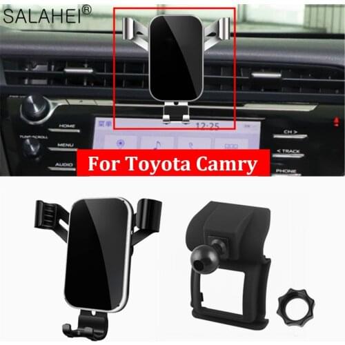 Mobile Phone Holder For Toyota Camry 2018 2019 Car Auto Dashboard Mount GPS Phone Holder Clip Stand in Car For IPhone 11 Xiaomi