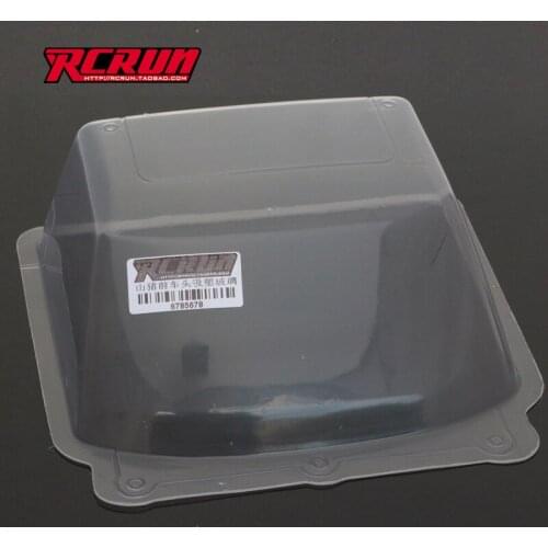 Rcrun model car tamiya 1/10 scale hliux rc4 tf2 jackknifed xisu truck window glass RC car parts toys