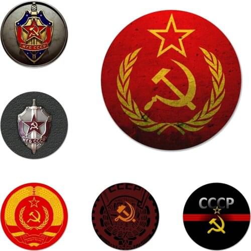New ArrivalSoviet Union USSR Grunge Flag Badge Brooch Pin Accessories For Clothes Backpack Decoration gift