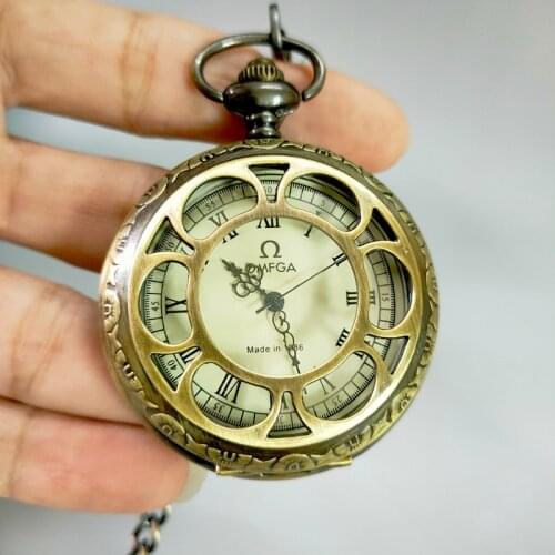 Elaborate Chinese Classical old-style collection gift mechanical pocket watch