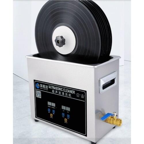 Vinyl Record Professional Stainless Steel Ultrasonic Cleaning Machine Phonograph Disc Ultrasound Washing Machine Jewelry Cleaner