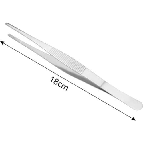 1xKitchen BBQ Barbecue Tongs Beef Clip Food Tweezers Churrasco Restaurant Tool