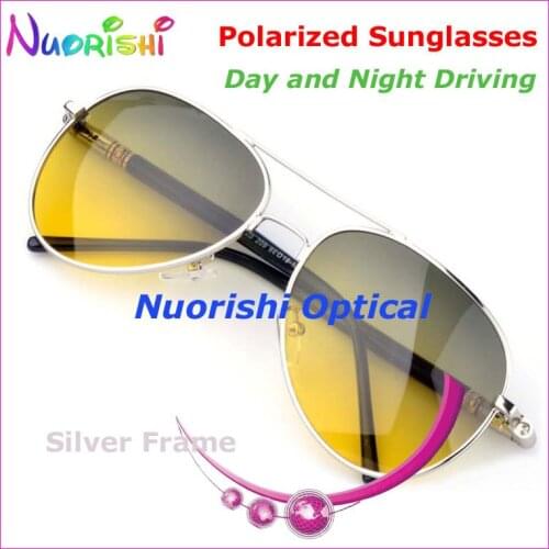 MB209SP Day and Night Driving Sunglasses Gradient Color G15 to Yellow Unisex Polarized Sunglasses TAC Lens with UV400