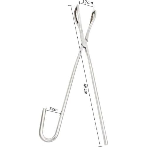 Veterinary Stainless Steel Midwifery Forceps Special Production Tools Sow Farms Help Save Lives Veterinary Pig Breeding Device