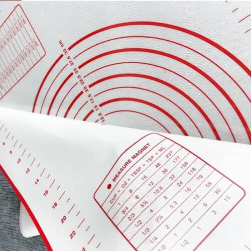Silicone Fiberglass Baking Sheet Rolling Dough Pastry Cakes Bakeware Liner Pad Mat Oven Pasta Cooking Tools 60x40CM MUMR999