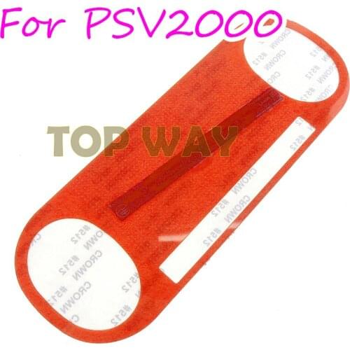 1set Touchpad Shell Case Faceplate Label Stickers for Psvita 2000 PSV 2XXX PSV2000 Console back Cover Sticker with logo