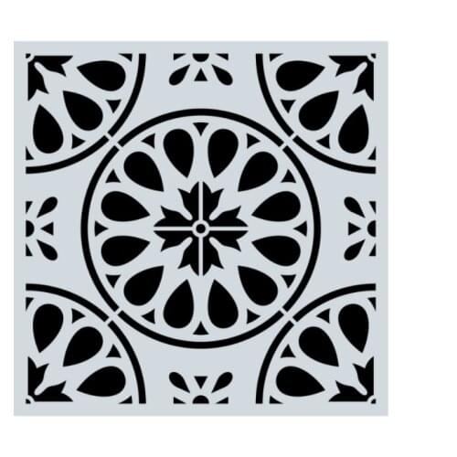 15*15 DIY Craft Layering Mandala Stencils For Wall Painting Scrapbooking Album Decorative Paper Cards spray painting tools