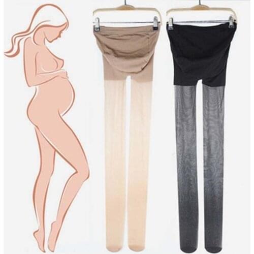2PCS/LOTS Pregnancy Clothing Maternity wear spring and summer new ultra-thin pregnant women stockings wholesale stomach lift XL