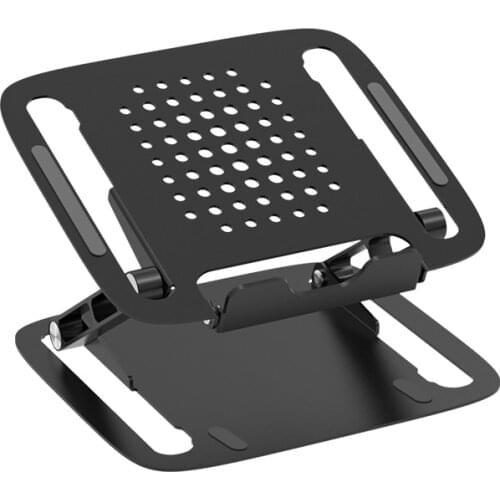 2021 Notebook Stand Adjustable Angle Aluminum Alloy Free Lift Laptop Heighten Holder for Macbook Dell HP iPad Pro 7-17 inch