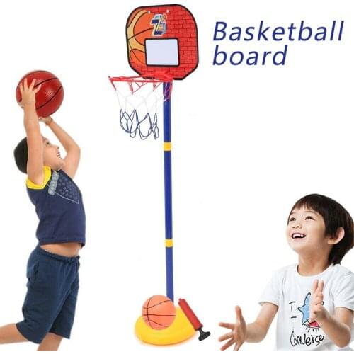 Basketball Back Board Stand Kit Hoop Set Basketball Game Gift for Children Kid Outdoor Fun Toy Sports Game Interesting Toys Gift