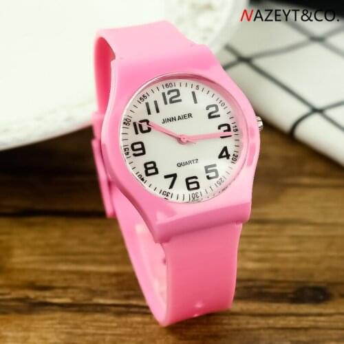 Free shipping unisex watch middle student woman man simple design casual quartz watch ladies silicone strap jelly wristwatch2019