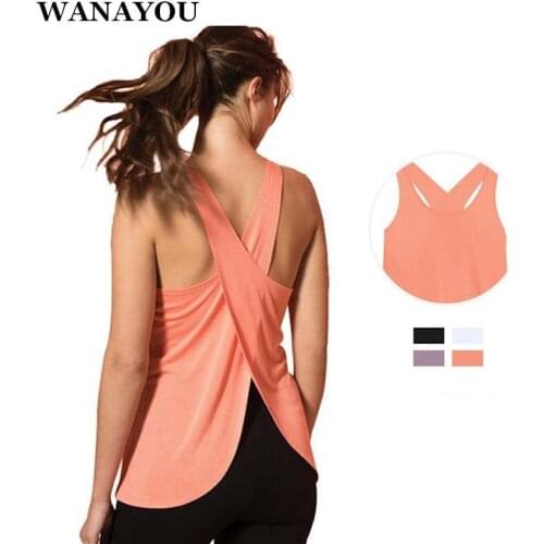 Breathable Yoga Shirt Women Gym Shirt,Quick Drying Anti-Shrink Sports Shirts Gym Top Women,Fitness Shirt Sleeveless For Yoga