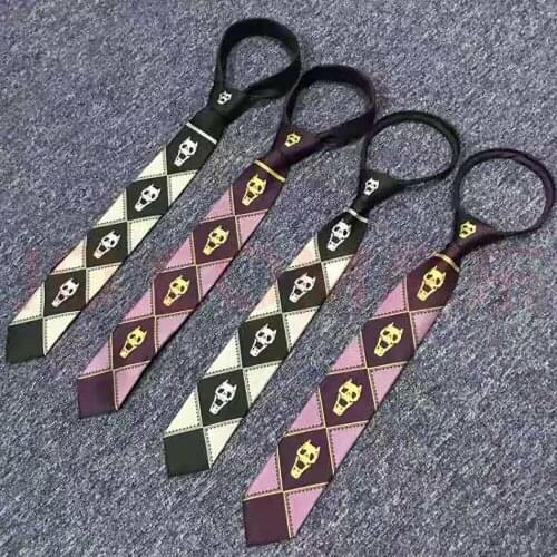 Anime JoJos Tie Wonderful Adventure KILLER Queen Heaven Gate Kira Yoshikage Tie Role Playing Tie Costume Cool Gift JoJo