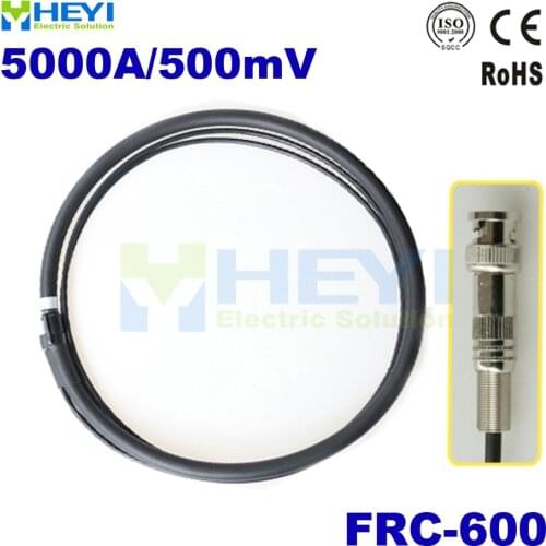 Rogowski coil sensor FRC-600 500mV/5000A Flexible Rogowski Coil with BNC connector