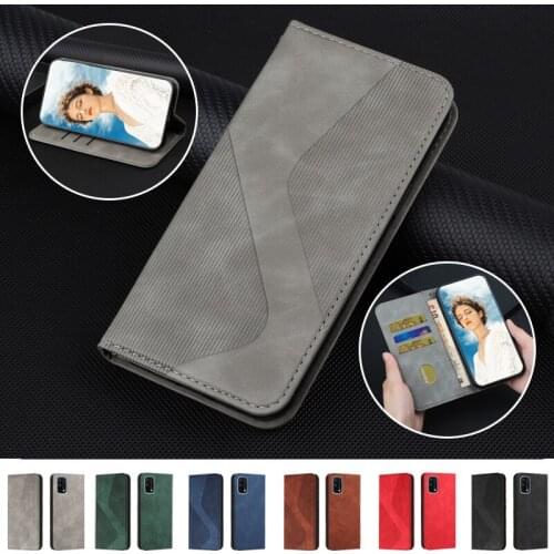 Magnetic Flip Soft Leather Case For OPPO Realme 7 Pro 4G 5G 7i C11 C15 Stand Bag Shockproof Phone Cover Wallet With Cards Holder