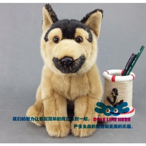 2021 German Shepherd dog Simulation plush toy dog stuffed dolls kids personalized gift christmas