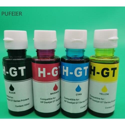 400ML GT51 GT52 GT 51 52 Dye Based Ink For HP GT5810 GT5820 GT 5810 5820 GT Series Refill Dye Ink