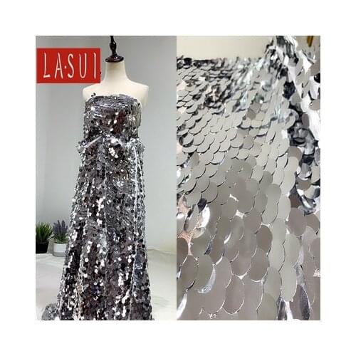 2020 new haute couture glitter silver fabric evening dress one of the selected fabrics X0029