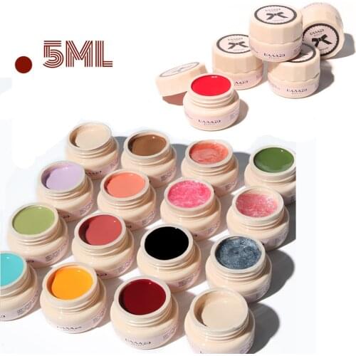 2021 New Japanese-style Popular Color Solid Nail Polish Glue Solid Nail Glue Painted Glue Filling Resin Material Nail Art Tool