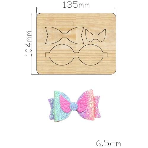 2021 New Wings bow Cutting Dies Wooden Knife Die Compatible With Most Manual Die Cut Cutters