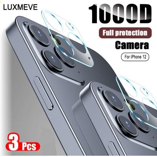 Protector de cristal para cámara de iPhone, Protector de pantalla Mini para iPhone 12 11 Pro XS Max X XR 12 7 8 6 6s Plus SE 12